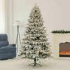 Falling Snow Christmas New PE Mixed PVC Flocking Less Snow Christmas Tree120 Cm