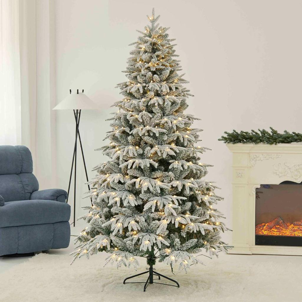 Falling Snow Christmas New PE Mixed PVC Flocking Less Snow Christmas Tree120 Cm