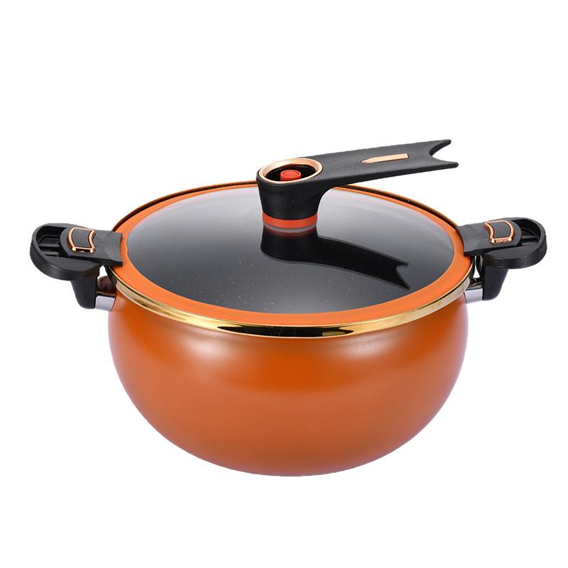 Ceramic Micro-pressure Soup Pot Non-stick Pot Enamel Household Multi-functional 8L Large-capacity Stew Pot Hot Pot