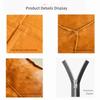 Non-Slip PU Leather Ottoman Waterproof Moroccan Pouf Unstuffed Cushion Cover  Shoe-changing
