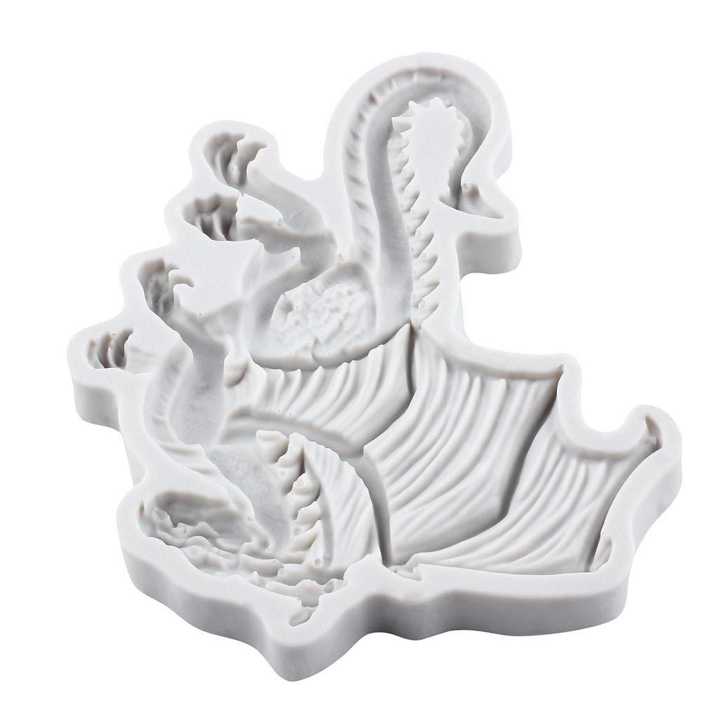 Dragon Silicone Molds Flying Dragon Fondant Mold Cake Decorating Tools Cupcake Topper Candy Chocolate Gumpaste Mold