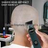 Retro Electric Hair Clipper with LCD Display and USB Charging