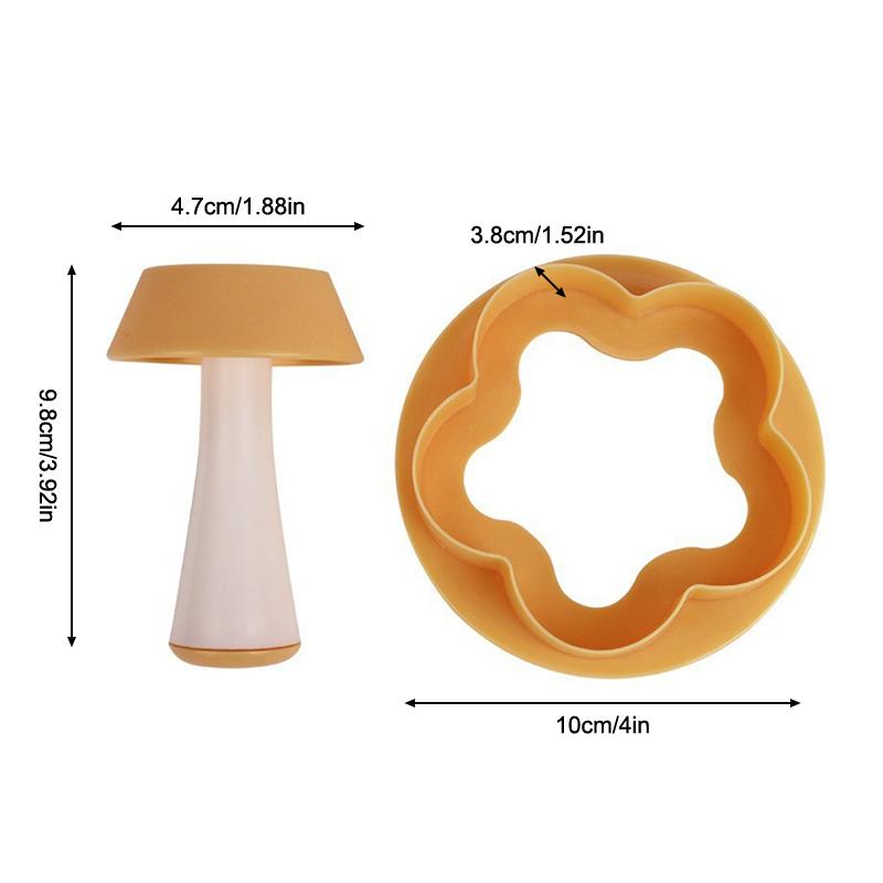 Flower Shaped Cutter Cake Mold Pastry Dough Tamper Set Creative Cake Cup Presser Biscuit Mold Pie Tamper Kitchen Diy Baking Tool