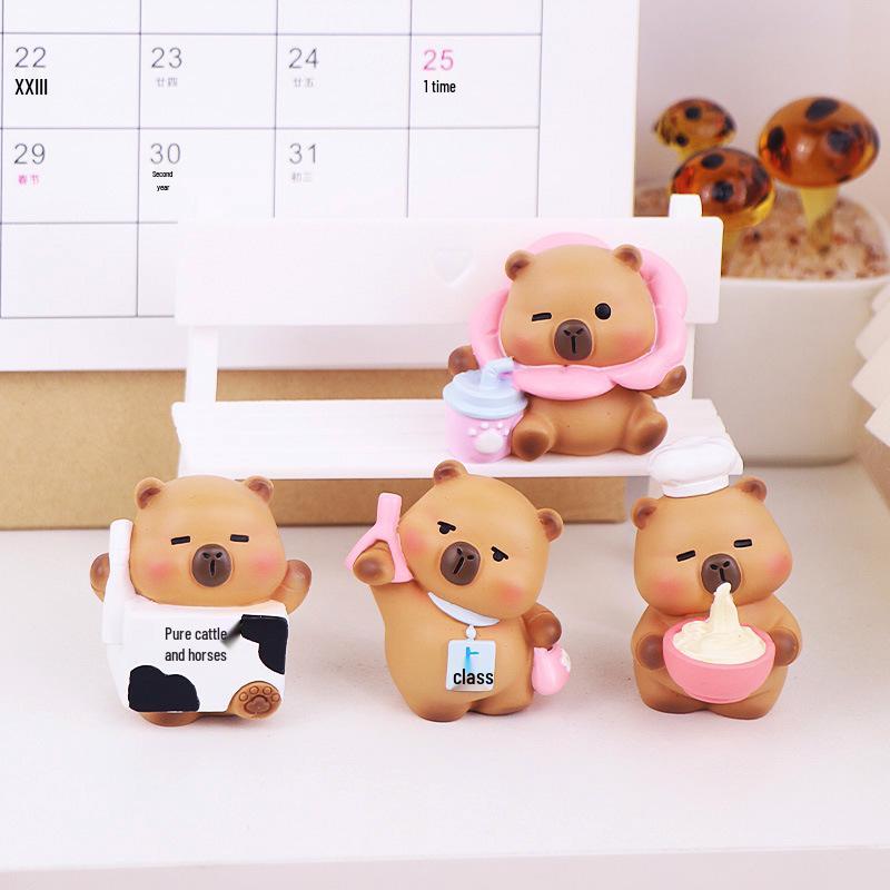 Capybara Mini 2025: Heilendes Schreibtisch- & Auto-Ornament