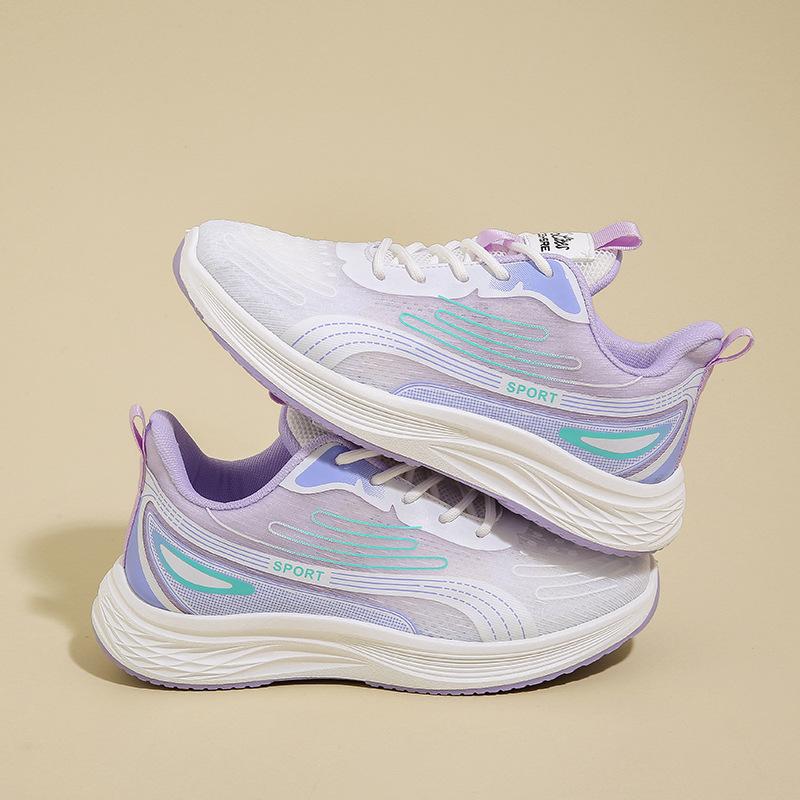 Ins Korean Version of the New Sports Shoes for Women, Spring Student Sports Running Shoes, Casual Shoes, the Thick Sole Increases