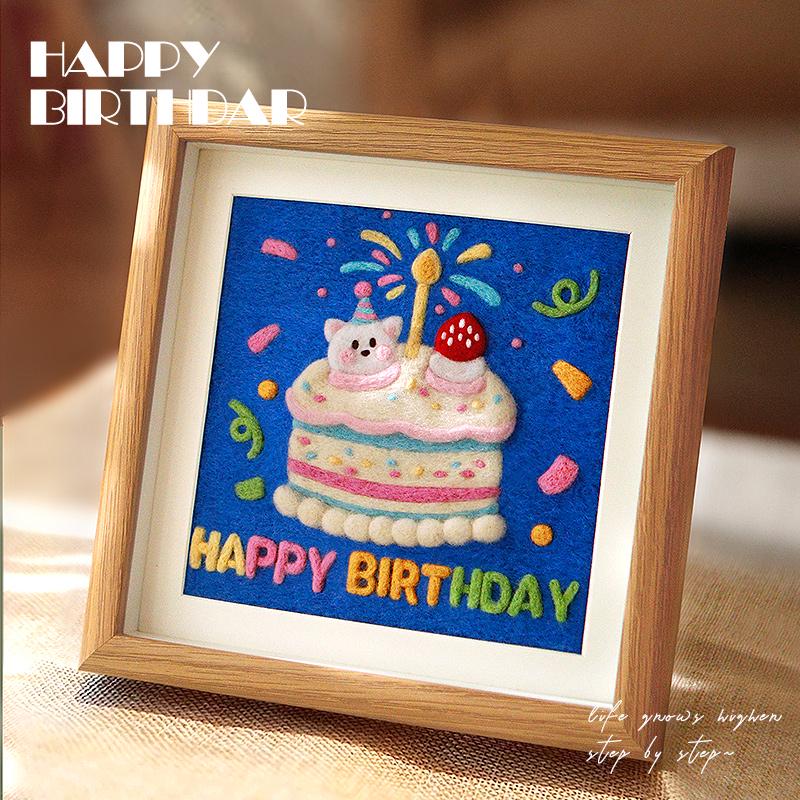 Yün Keçe DIY Kiti: Yaratıcı Hediyeler İçin El Yapımı Süsler ve Kolyeler