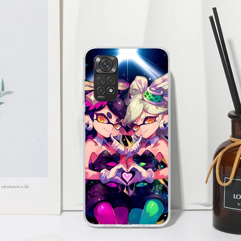 

Game S-Splatoons Phone Case For Xiaomi Redmi Note 15 13 14S 14 Pro Plus 12S 11S 10S 12 11E 10 11T Art Fundas Back Cover Redmi No Redmi Note 12 4G