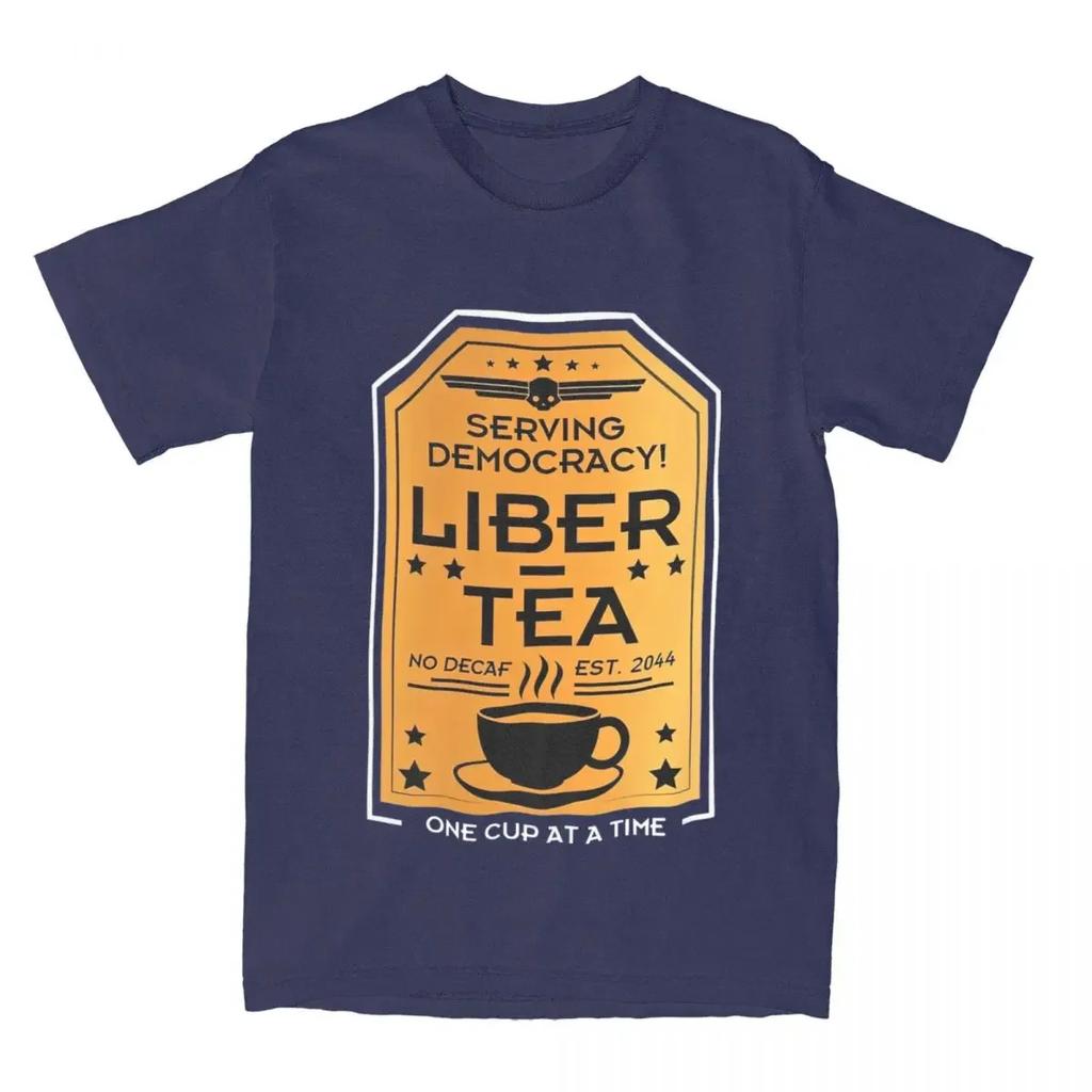 Summer Unisexs Cotton Exquisite Libera Tea Collection TShirts Short Sleeve Patterned Swimwear Pieces Libera Tea TShirt