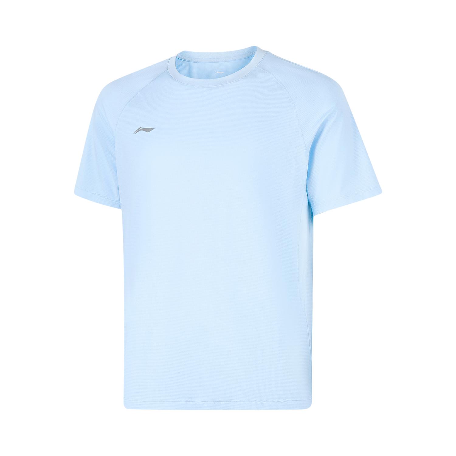 Li Ning Sports Life Collection T Shirt Men s Clear Sky Blue ATSV437-2 XL