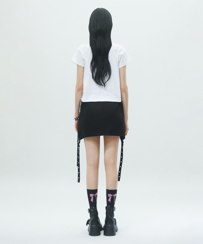 LALAFOX Lala Star Hotfix T-Shirt White White Br2Ch028