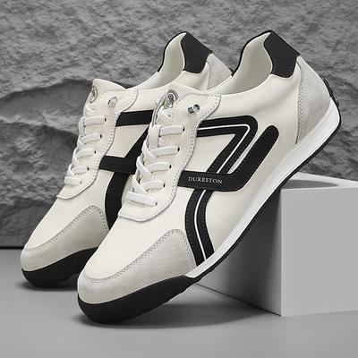 Fashion Men's Casual Lace-Up Sneakers Breathable Walking Shoes for Men All-match Outdoor Sports Shoes Comfortable Vulcanize Footwear