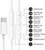 New Edition Compatible with iPhone Wired High Sensitivity Karaoke MEMS Compatible with Pixel White [2025 15/16] Type-c Earphones, Earphones, Type-c,