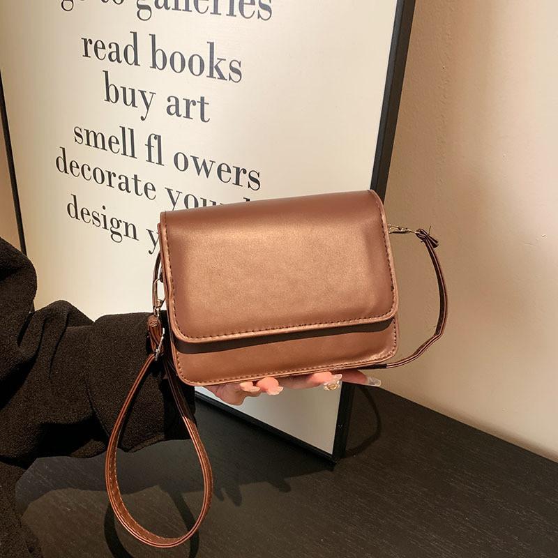 Trendige Streetstyle Umhängetasche 2023 Winter Neu Lässige Pendlertasche Retro Einfach Kleine Quadratische Tasche