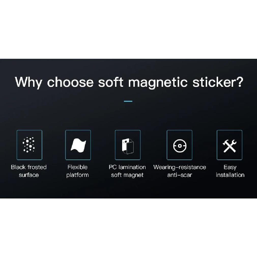 Creality Ender-3 Soft Magnetic Sticker (235*235mm) ,for Ender-3 V2/Ender-3/Ender-3 Pro//Ender-5/Ender-5S/Ender-5 Pro 3D Printer