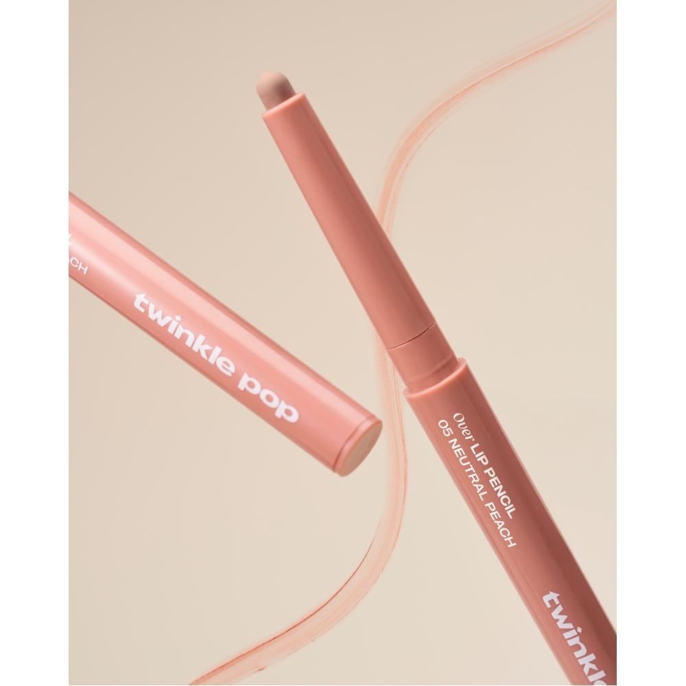 Twinkle Pop Over Lip Pencil Neutral Peach By Clio