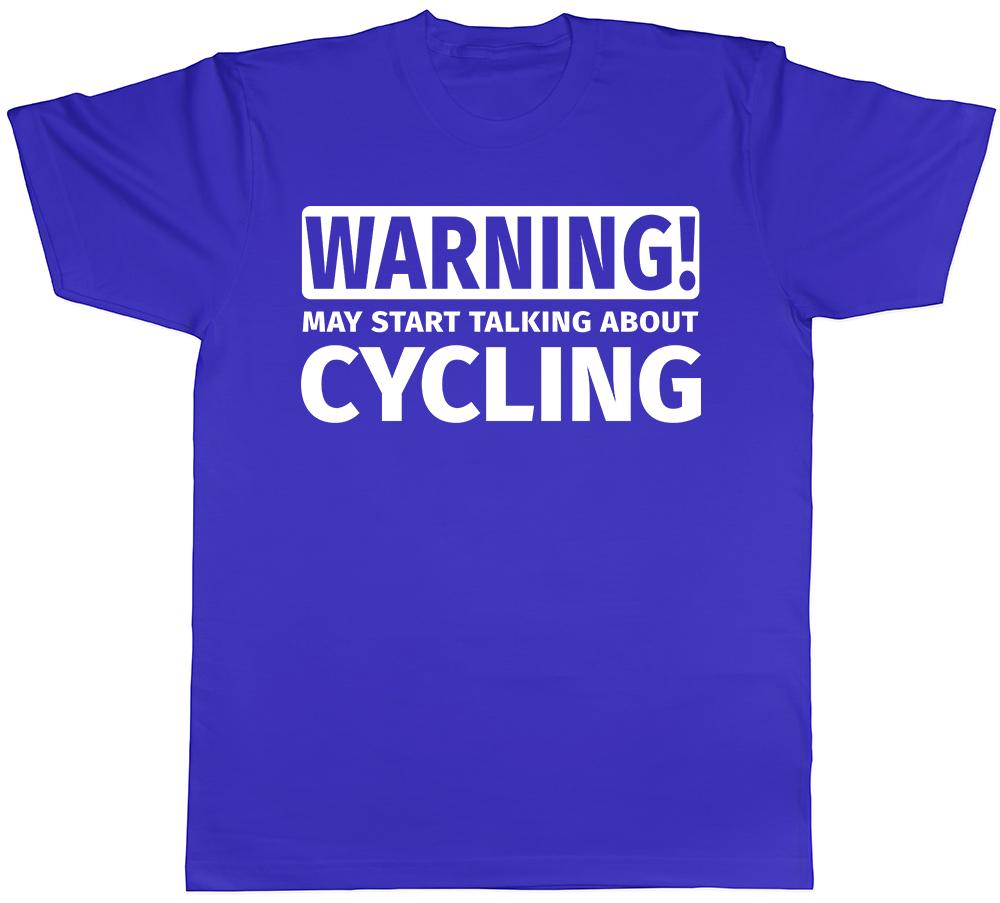 Warning May Start Talking About Cycling Unisexs Unisexs TShirt