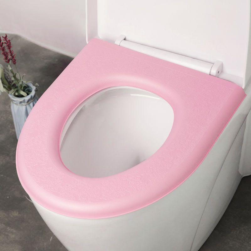 1 Pc Universal Toilet Seat Cushion Waterproof Foam Paste Toilet Seat