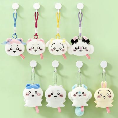 Chiikawa Anime Plush Doll Kawaii Usachi Keychain Hachiware Keyring Stuffed Pendent Backpack Ornament Toy Birthday Gift