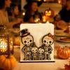 Creative Napkin Holder for Shelves Halloween Wooden Dining Table, Paper Towel Holder, Seasonal Kitchen Table Ornament Freestanding Tissue Dispenser