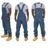 Весна Осінь Чоловічий Джинсовий Комбінезон Модний Кишені Вільний Повсякденний Джинс