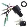 SXR-NEW-87-17009A5 Boat Motor Ignition Key Switch For Mercury Outboard Motors 3 Position Off-Run-Start