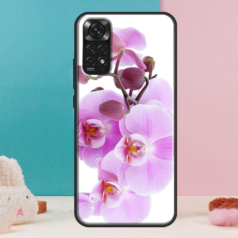 Orchid Flowers Colorful Case For Xiaomi Redmi Note 13 12 Pro 14 11 9 10 9S 10S 11S 12S Redmi 14C 13C 10C 12C Cover