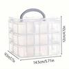 18-grids Jewelry Box for Earrings and Girls' Accessories - A Must-Have Organizing Solution for Jewelry and Accessories Storage
