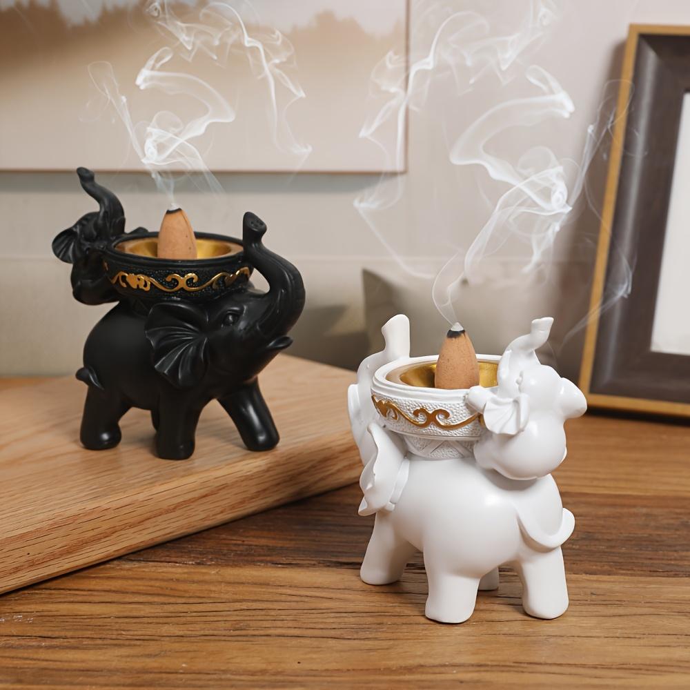 A Decorative Piece in The Shape of an Elephant Incense Holder
