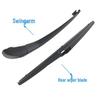 Compatible with 2011-2017 Fiat Freemont Rear Window Wiper Arm & Blade
