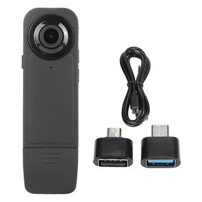 Mini Body Camera Auto Save HD 1920x1080P 6 Hours Battery Life Support 256GB Back Clip Camera for