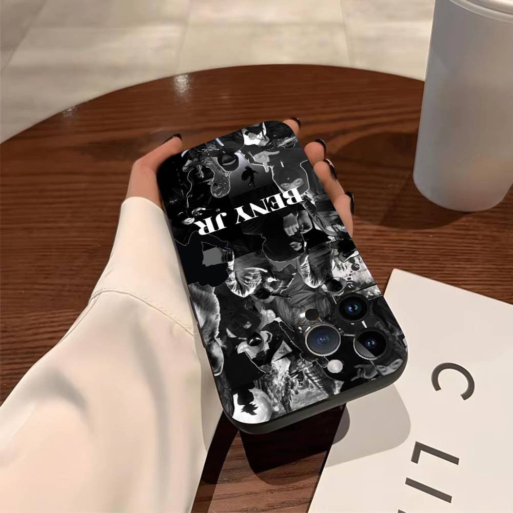 

Rapper B-BENY JR Phone Case For iPhone 17,16,15,14,13,12,11,Pro,X,XS,Max,Plus Soft Black Cover iPhone14