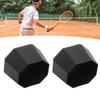 2pcs ABS Tennis Racket Butt Cap Black Racquetball Racket Cover  Pickleball Paddles