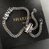 Exquisite Retro Heart Tassel Bracelet: Sterling Silver, High-End Luxury Jewelry for Women