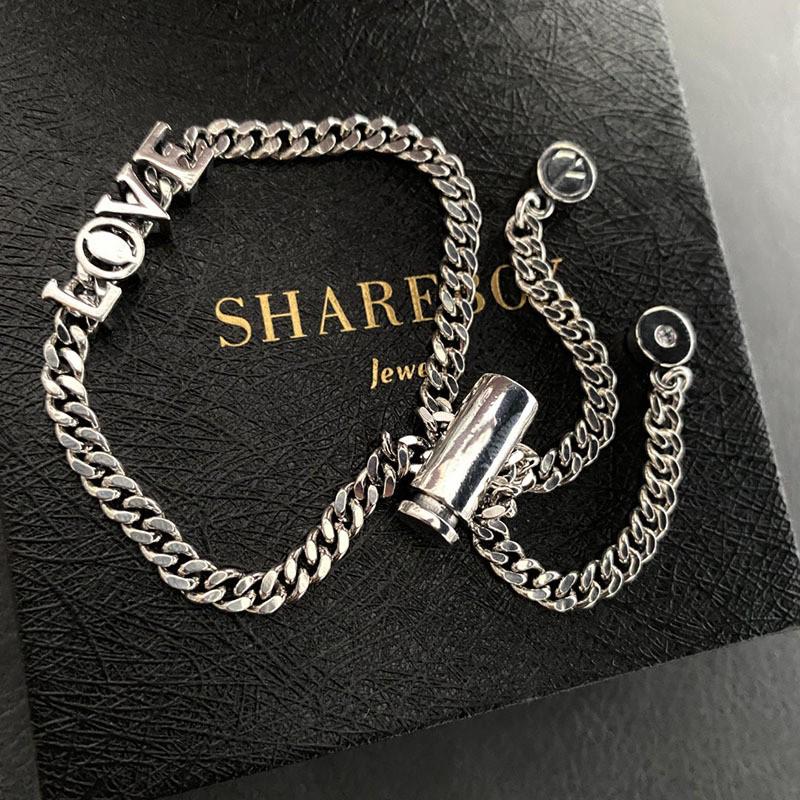 Exquisite Retro Heart Tassel Bracelet: Sterling Silver, High-End Luxury Jewelry for Women