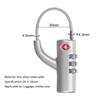 Portable Security Tsa Customs Lock Overseas Customs Clearance Trolley Luggage Suitcase Backpack Password Padlock Steel Cable