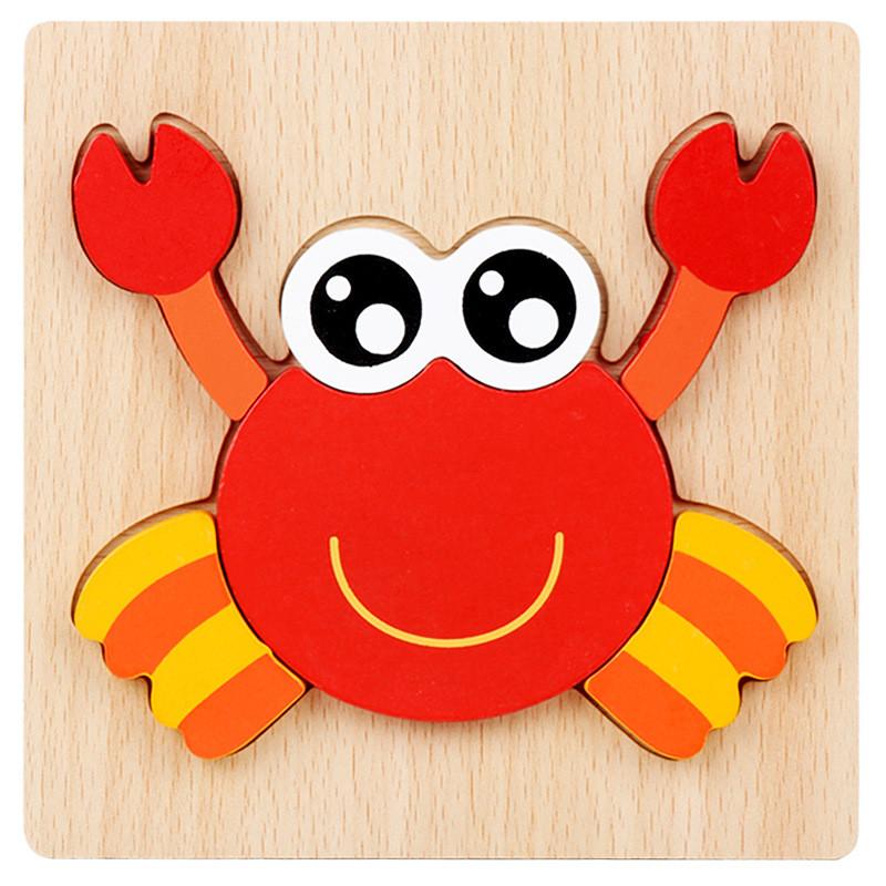 Childrens Wooden 3d Butterfly Puzzle Blocks With Handeye Coordination Development For Early Learning