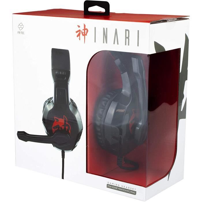 Casque de jeu - blade - multi format ina - son stéréo hd - haut-parleurs 50mm - filaire