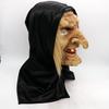 Scary Old Woman Mask Halloween cosplay Funny witch headgear for haunted house scene costume props