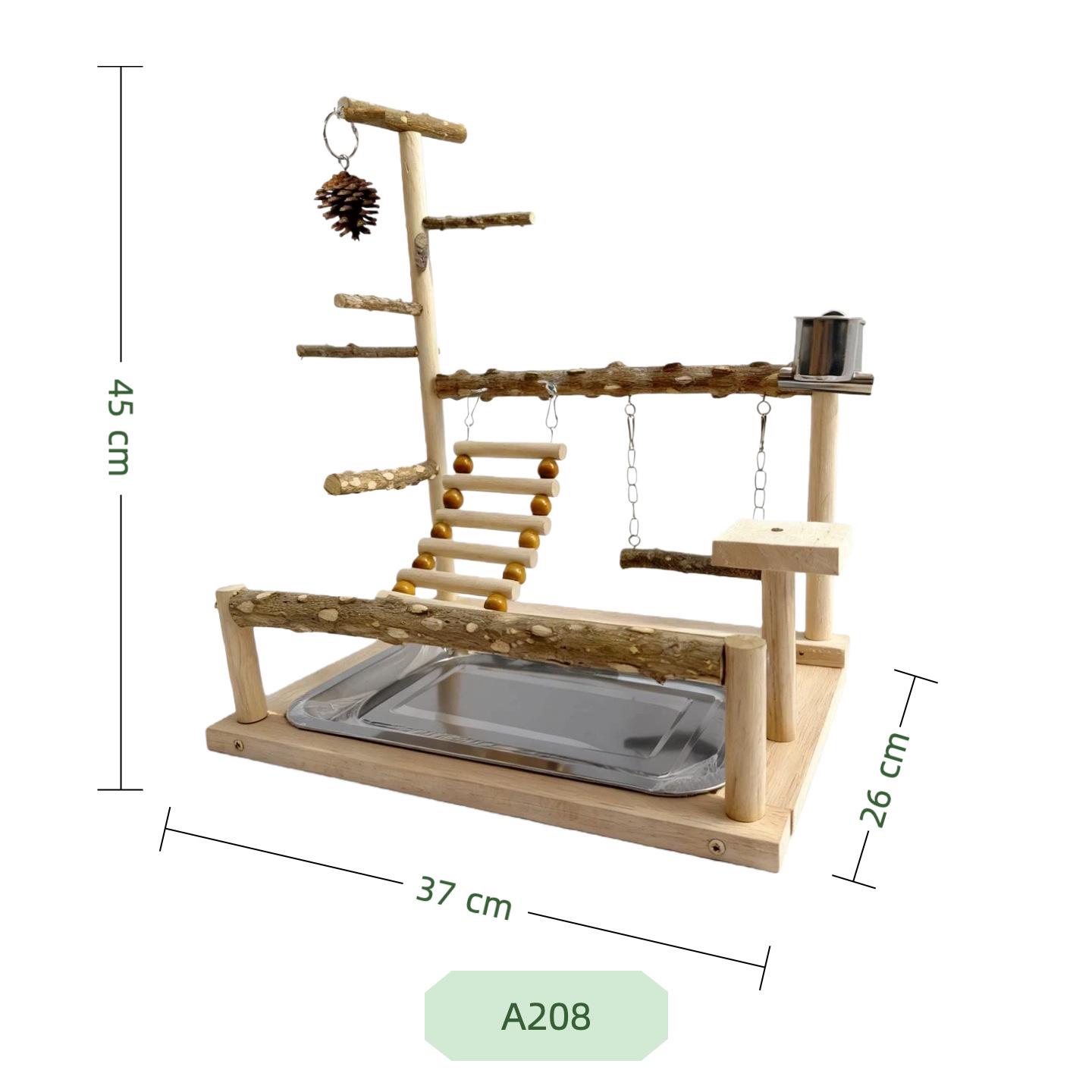 

Набор игрушек для лазания и качания для попугаев из колючего ясеня