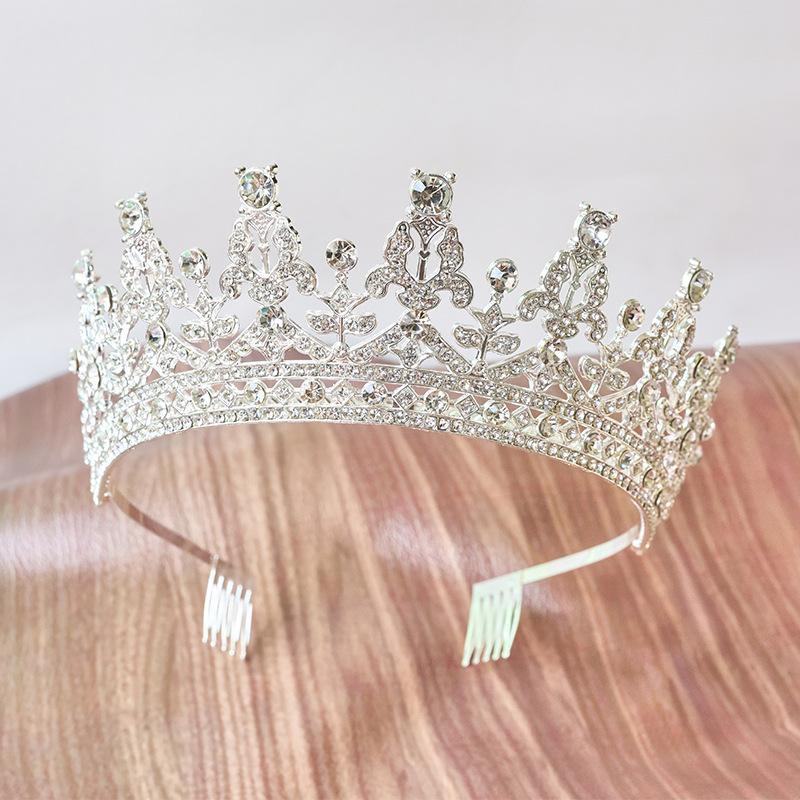 

Astronomical Crown Bridal Headpiece for Women, 18-Year-Old Princess, Coming-of-Age Ceremony, Birthday Performance, Crown for Wed срібні білого кольору