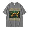 Japanese Evolve Into Crab Funny Graphic T Shirt Unisex Unisex Retro Fashion High Quality Tshirt Cotton Oversized Tshirt Streetwear