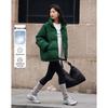 Demana Women's Lightweight Retro Stand Collar Duck Down Puffer Jacket
