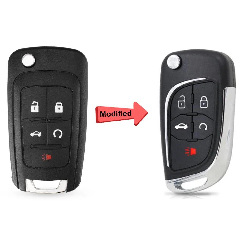 Yocasty Replacement For Opel Chevrolet Cruze Epica Lova Camaro Aveo Orlando Modified Remote Flip Car Key Shell Case Cover