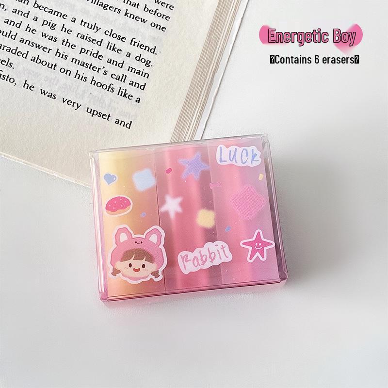 Cute Cartoon Jelly Eraser - No Trace, Low Debris, High Value, Lovely Gift