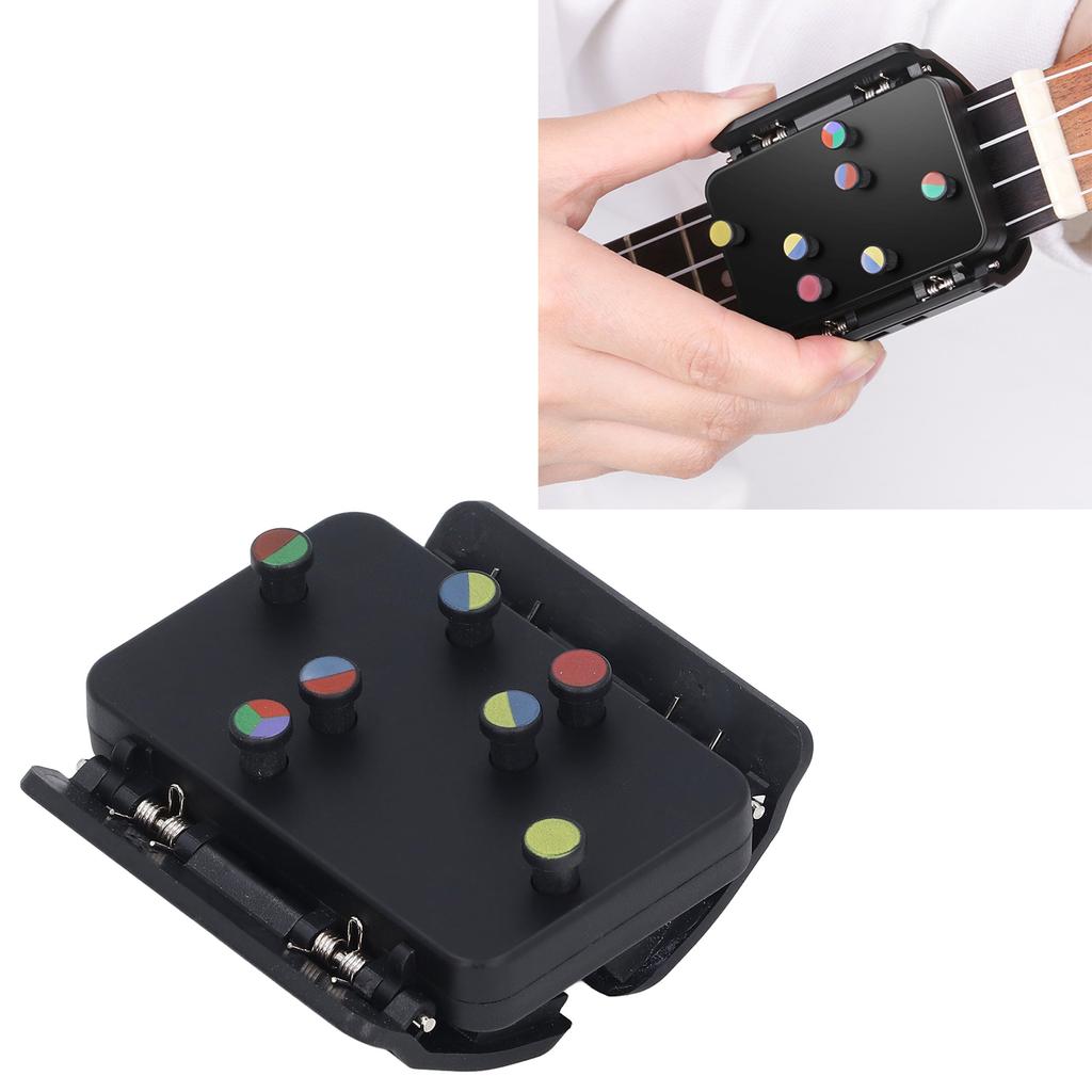 Ukulele Chord Trainer Portable Practice Assistant Beginner One Key Chord Assisted Learning Tool