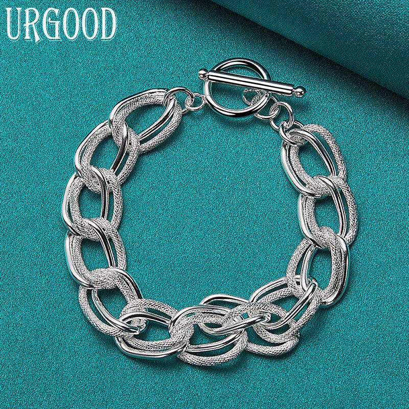 925 Sterling Silver Beautiful Bracelet Fashion Jewelry