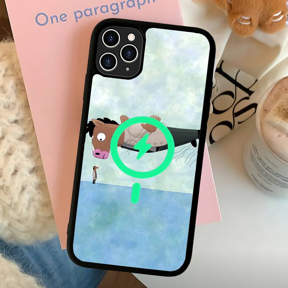 Classic Animation BoJack H-Horseman For Magsafe Magnetic Phone Case For IPhone 17 16 Pro Max 15 Plus 14 13 12 11 Cover