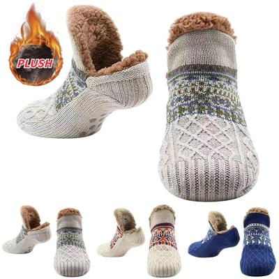 Herfst en winter vloer sokken thuis warme vrouwen mannen sokken sneeuw sokken slaap tapijt sokken pantoffels sokken mannen antislip yoga sokken