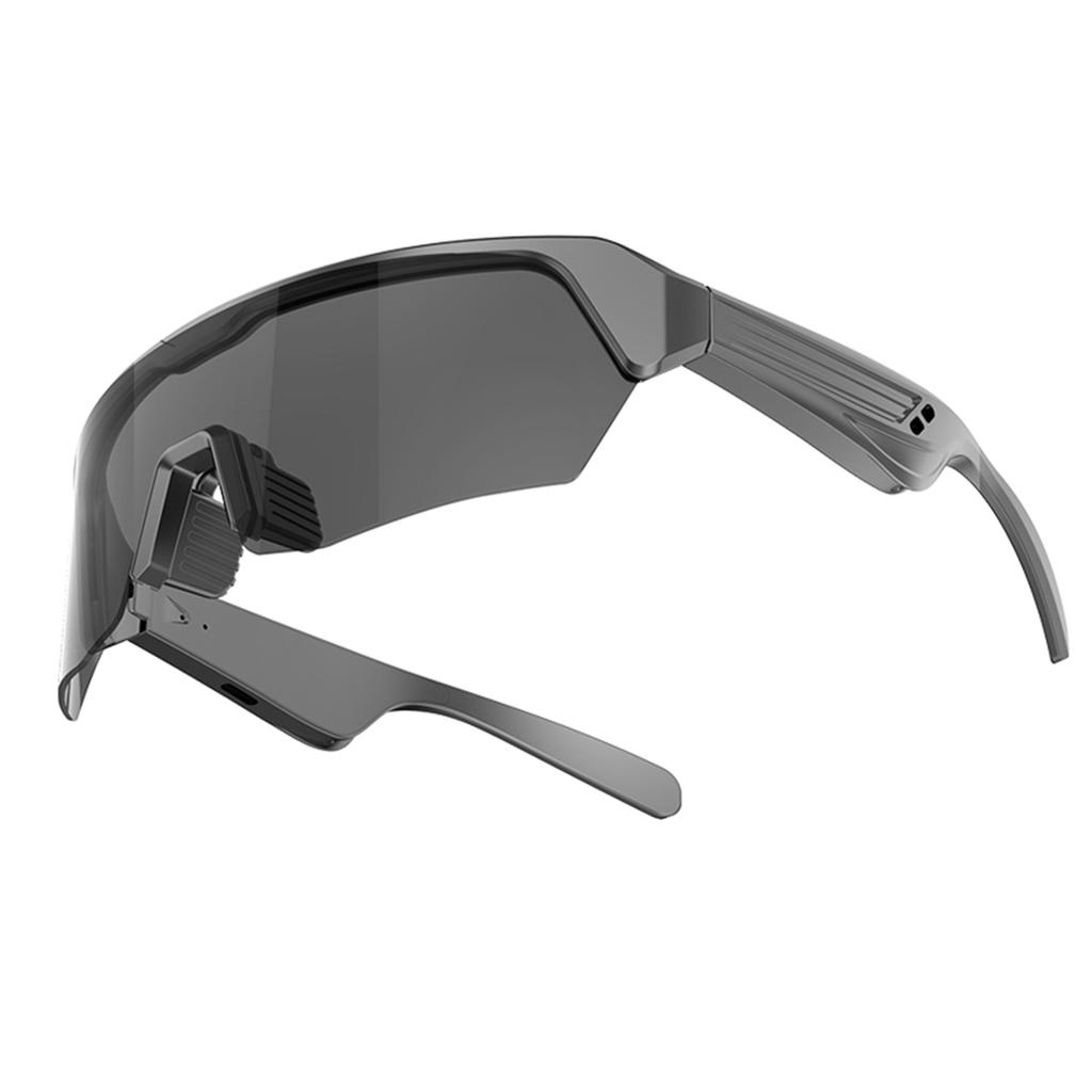 Smart Glasses for Cycling, Wireless Music Earphones Glasses with BT Music Call, UV Protection, Flexible Frame for
