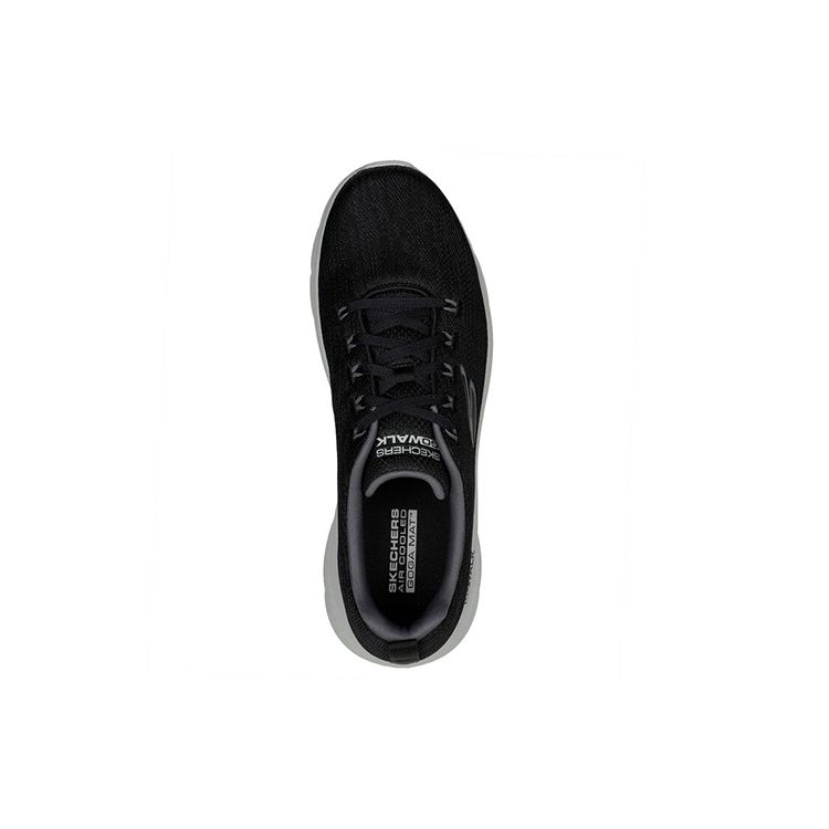 Skechers Go Walk Flex Round Toe Lace-Up Shock Absorbing Durable Breathable Lightweight Low-Top Casual Shoes Men sneakers Black 216481-BKGY